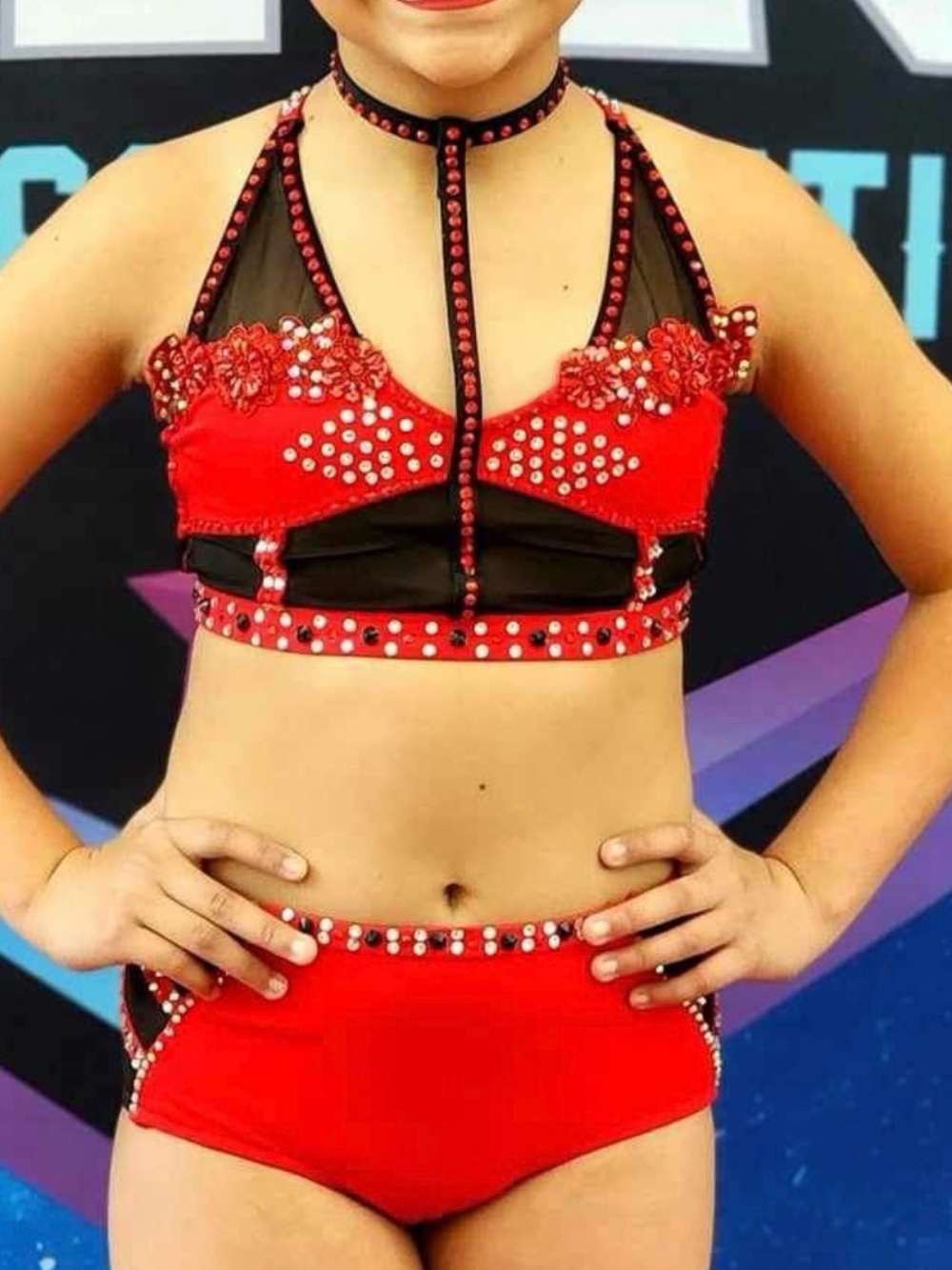 Red and Black Jazz costume CM custom